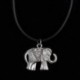 Iránytű Fekete bőrkábel Choker Charm nyaklánc medál Retro Boho tibeti ezüst Új