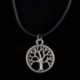 Iránytű Fekete bőrkábel Choker Charm nyaklánc medál Retro Boho tibeti ezüst Új