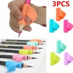 * 2 3Pcs / Véletlenszerű beállítás 3PCS / Set gyermek ceruzatartó toll író segédeszköz fogantyú korrekciós eszköz