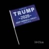 2db kék zászló (14 * 21cm) Csináld Amerikát nagyszerűen a Hat Trump kupakokhoz MAGA Baseball Cap támogatás Trump és