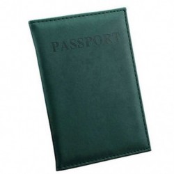Sötétzöld Utazási útlevél-azonosító Hitelkártya-fedél birtokosa Protector Szervező Bőr Új