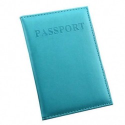 Kék Utazási útlevél-azonosító Hitelkártya-fedél birtokosa Protector Szervező Bőr Új