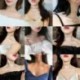 * 2 Fehér   Arany Nők Pearl Bling geometriai alakzat szálak Mesh Choker gallér nyaklánc ékszerek
