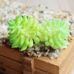 1 * Szimuláció Mini műanyag miniatűr pozsgás növények Kert Home Office Decor