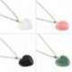Aventurine Természetes kvarc drágakő kő szív szikla gyógyító pont csakra medál nyaklánc