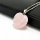 Aventurine Természetes kvarc drágakő kő szív szikla gyógyító pont csakra medál nyaklánc