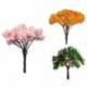 3X kerti dekoráció Bonsai Sakura fa miniatűr növény edények tündér dísz diy