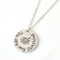 Újdonságok A Sunshine Silver Charm nyaklánc medál szerelem Valentin napi ajándék