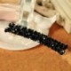 Fekete Női divat Bling kristály strasszos haj klip haját Barrette kiegészítők