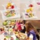Rozsdamentes 3 Tier acél kerek Cupcake állvány esküvői születésnapi torta