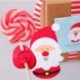 Pingvin 50db Mini Lollypop Santa Claus pingvin nyalóka botok karácsonyi party dekoráció