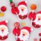 Pingvin 50db Mini Lollypop Santa Claus pingvin nyalóka botok karácsonyi party dekoráció