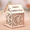 Nagy harang Karácsonyi Led könnyű fa ház aranyos karácsonyi fa lóg díszek Holiday Decor