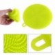 Rózsaszín Többcélú élelmiszer-minőségű antibakteriális szilikon Smart Sponge Dish Kitchen 4.5 &quot