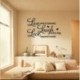 LIVE LAUGH LOVE Letters Szoba művészet Mural DIY fali matrica Home Decal cserélhető Új