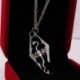 Ezüst Vintage The Elder Scrolls Logo Skyrim sárkány medál lánc nyaklánc Cool