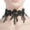 9 * Gótikus retro csipke virág tetoválás choker gallér nyaklánc divat punk fekete fehér