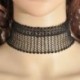 9 * Gótikus retro csipke virág tetoválás choker gallér nyaklánc divat punk fekete fehér