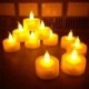 Sok 6PCS Láng nélküli LED Tealight villogó teás fény gyertya Esküvői karácsony