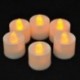 Sok 6PCS Láng nélküli LED Tealight villogó teás fény gyertya Esküvői karácsony