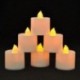 Sok 6PCS Láng nélküli LED Tealight villogó teás fény gyertya Esküvői karácsony