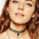 Elefánt ELADÓ! Tattoo Choker Stretch nyaklánc fekete Retro Henna rugalmas 80-as évek 90-es évek ékszer