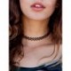 Elefánt ELADÓ! Tattoo Choker Stretch nyaklánc fekete Retro Henna rugalmas 80-as évek 90-es évek ékszer