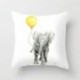 * 4 Sárga lakberendezés Art kanapé kanapé dobja PILLOW COVER Párnahuzat 18x18 &quot