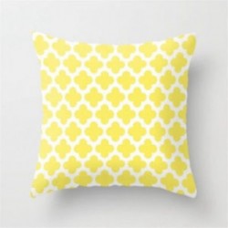* 2 18x18 &quot sárga lakberendezés dobja PILLOW COVER kanapé derék ágypárna tok