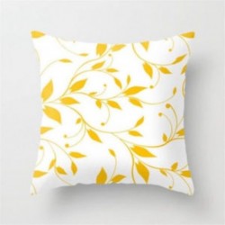 * 4 18x18 &quot sárga lakberendezés dobja PILLOW COVER kanapé derék ágypárna tok
