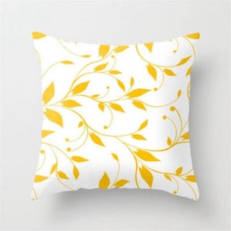 * 4 18x18 &quot sárga lakberendezés dobja PILLOW COVER kanapé derék ágypárna tok
