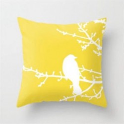 * 7 18x18 &quot sárga lakberendezés dobja PILLOW COVER kanapé derék ágypárna tok