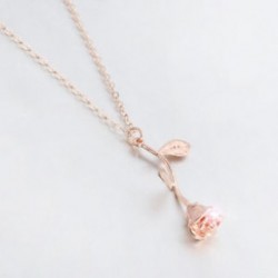 60 * Rose Rose Rose Divat női többrétegű kristály medál Choker gallér lánc nyaklánc ékszer