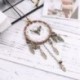 Feather Dream Catcher Autó belső kézzel készített otthon Dreamcatcher függő dekoráció JP