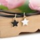 Fehér háromszög Vintage gótikus fekete bőr kábel Choker gallér nyaklánc Charm medál ékszerek