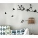 Bird Tree Leaf Room Vinyl Decal Art fal PVC matrica Home Decor DIY Kivehető P8