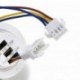 25mm nincs kapcsoló 5W ~ 200W 50 ~ 60Hz PIR infravörös test mozgásérzékelő vezérlő kapcsoló Fénylámpa Fehér