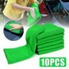 10Pcs Micro Fiber Auto autóalkatrészek tisztítása puha ruhával Zöld törülköző Duster Wash