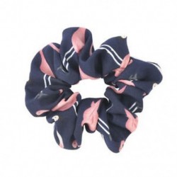 Kék Hot Ponytail Bun nyakkendő Scrunchies Flamingos haj zenekar rugalmas Scrunchie haj gyűrű