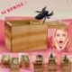 Trick Prank Toy Lifelike SPIDER állat rejtett fa dobozban Meglepetés Shock Joke