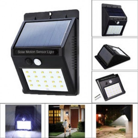 1 Pack-20 LED 48/90/144 LED napelemes tápegység Kerti lámpa Spotlight gyep tájképek vízálló