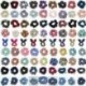 * 15 Leopard   bőr Hot Ponytail Bun nyakkendő Scrunchies Flamingos haj zenekar rugalmas Scrunchie haj gyűrű