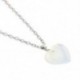 * 21 Ezüstlánc   Opál Szív Vogue Agate Druzy császár kvarc csakra kő természetes medál nyaklánc ékszer