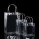 20 * 28 * 10 cm Női átlátszó tiszta Tote Gft táska erszényes váll táska PVC méret S / M / L