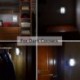 1 PACK 5 PACK COB LED fali kapcsoló vezeték nélküli akkumulátoros szekrény Akkumulátoros éjszakai fény