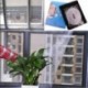 Blossoms PVC vízálló adatvédelem Matt homlokzati hálószoba fürdőszoba ablak matrica üvegfólia