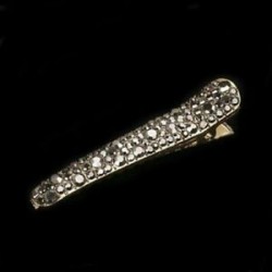 Gun Black Shine Women Crystal strasszos gyöngy haj klip tavaszi hercegnő haj tartozék