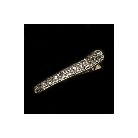 Gun Black Shine Women Crystal strasszos gyöngy haj klip tavaszi hercegnő haj tartozék