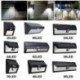 1 Pack-20 LED Vízálló LED Solar Power PIR mozgásérzékelő fali fény szabadtéri kert udvari lámpa