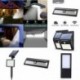 4 Csomag 20 LED Vízálló LED Solar Power PIR mozgásérzékelő fali fény szabadtéri kert udvari lámpa